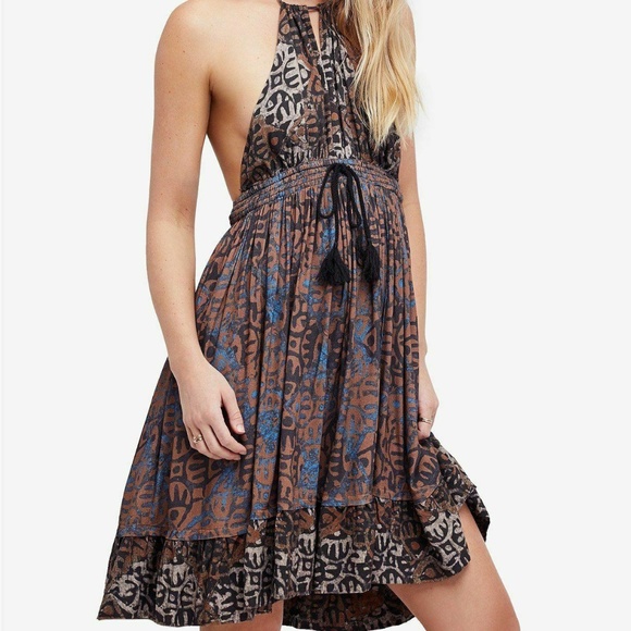 Free People Mini Beach Day Halter Dress - Picture 8 of 8